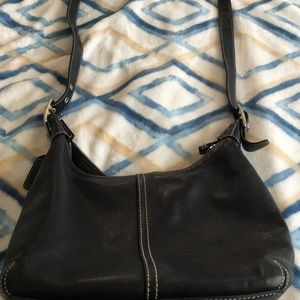 Coach black Nappa leather shoulder bag